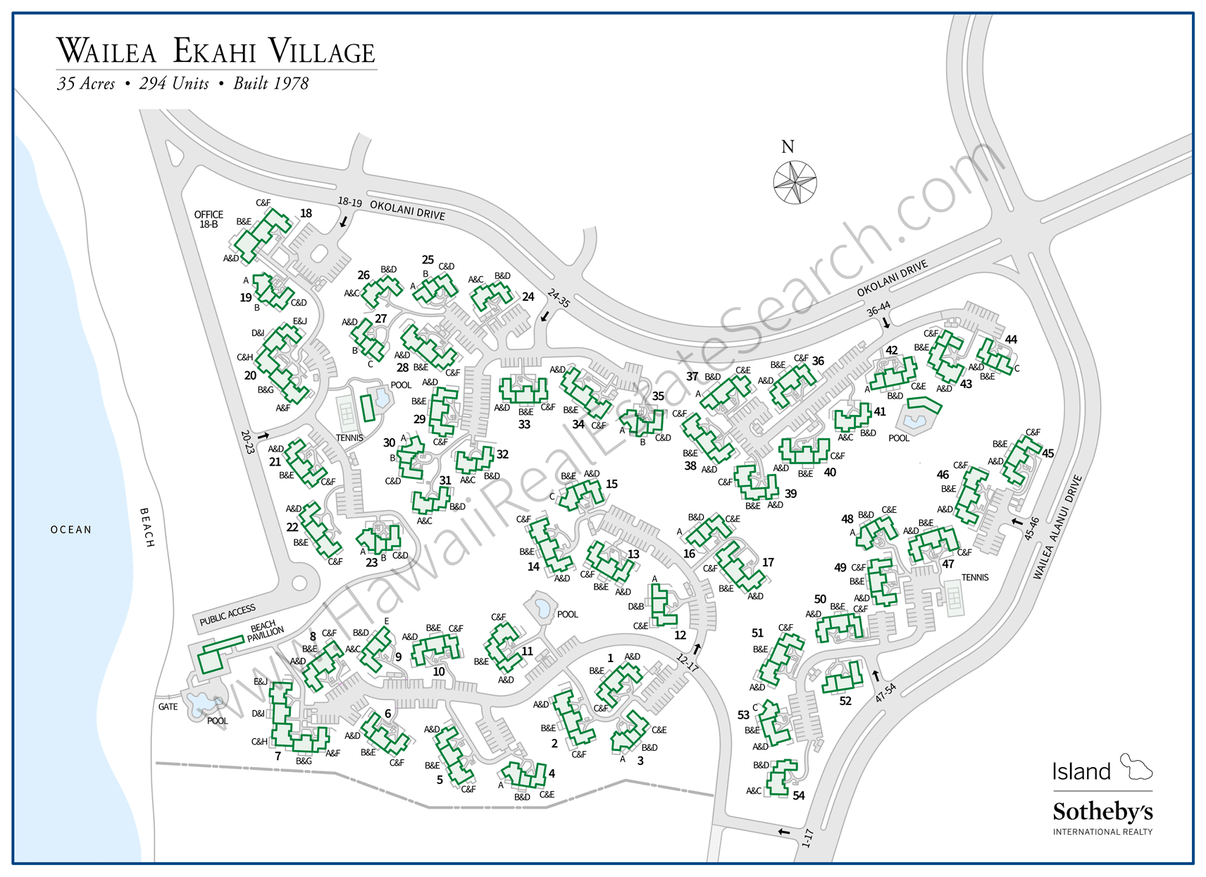Wailea Ekahi Village Map Updated 2019